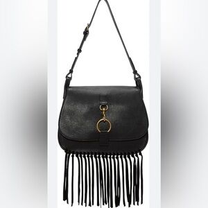 Lucky Brand Women's Kate Leather Shoulder bag Black